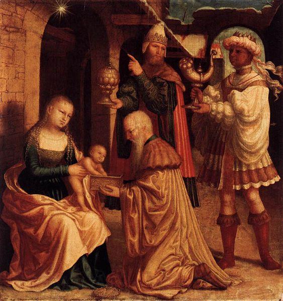 Master of Ab Monogram The Adoration of the Magi Spain oil painting art